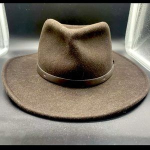 Scala Men's Crushable Wool Felt Outback Hat , M